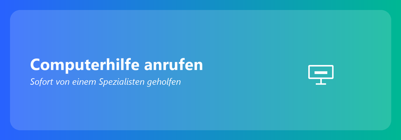 Computerhilfe anrufen: Sofort geholfen