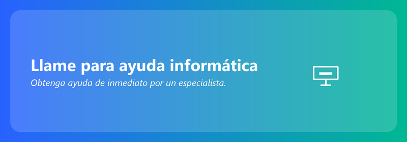 Llame para obtener ayuda informática: obtenga ayuda de inmediato