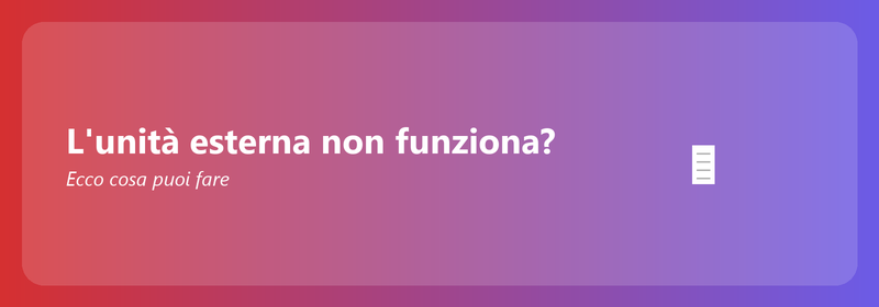 Il disco rigido esterno non funziona? Ecco cosa puoi fare