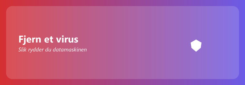 Fjern et virus: hvordan rydde opp datamaskinen