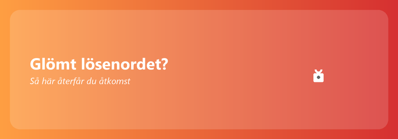 Har du glömt ditt Windows-lösenord? Så här återfår du åtkomst