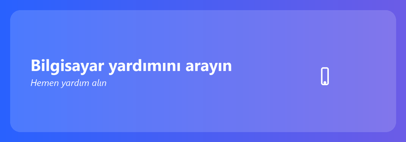Bilgisayar yardımını arayın: hemen yardım alın
