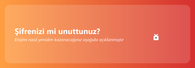 Windows şifrenizi mi unuttunuz? Erişimi nasıl yeniden kazanacağınız aşağıda açıklanmıştır